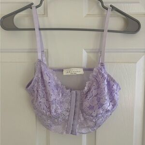 american threads light purple top size xs/s!